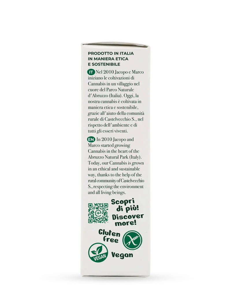 Huile CBD Premium Hemp Extract 10% 10ml Enecta packaging side